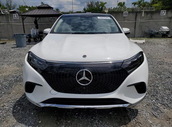 4JGDM2DB5PA014862 2023 MERCEDES-BENZ EQS White წინა ხედი