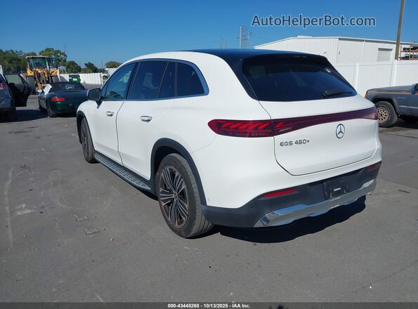 4JGDM2DB9PA026772 2023 MERCEDES-BENZ EQS 450+ SUV Белый Задняя левая четверть