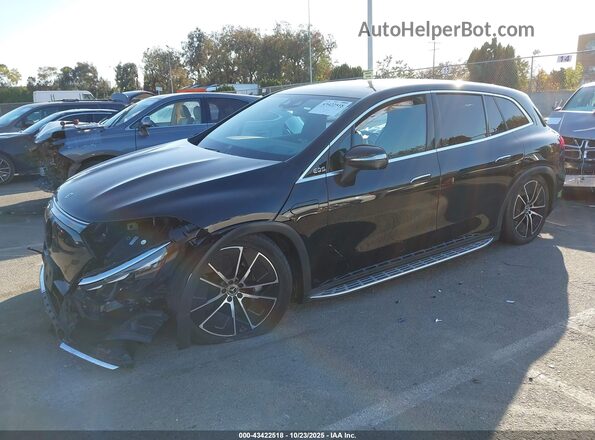 4JGDM2EB9PA011820 2023 MERCEDES-BENZ EQS 450 SUV Black Առջևի ձախ երեք քառորդ տեսարան