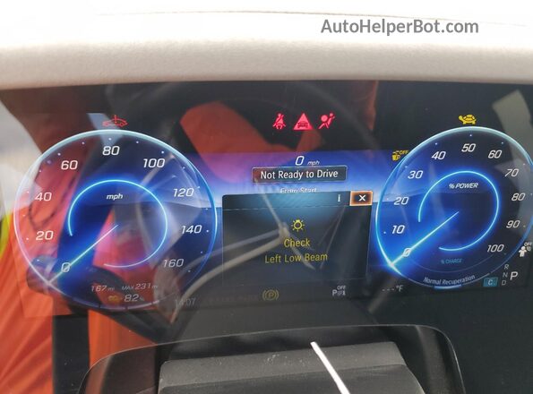 4JGDM4EB0PA015766 2023 MERCEDES-BENZ EQS Gray ხელსაწყოთა პანელის ხედი
