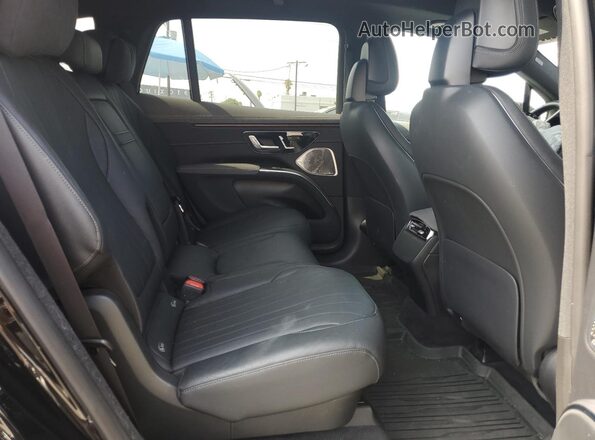 4JGDM4EB1PA016263 2023 MERCEDES-BENZ EQS Black Вид задньої частини салону