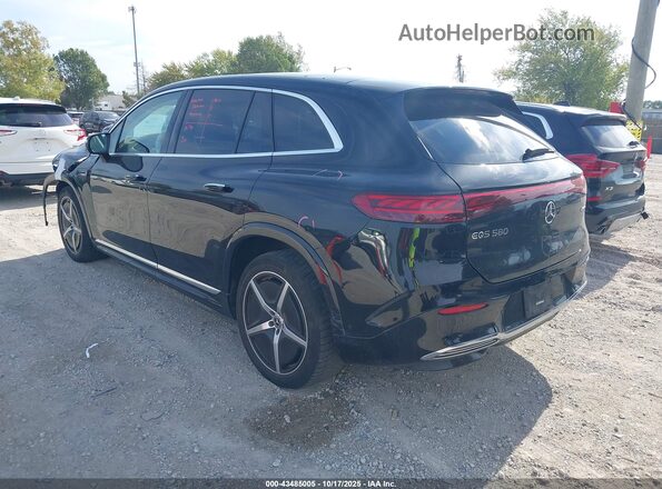 4JGDM4EBXPA001857 2023 MERCEDES-BENZ EQS 580 SUV Black Rear left