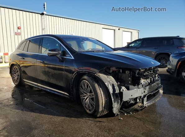 4JGDM4EBXPA022840 2023 MERCEDES-BENZ EQS Черный Передняя правая четверть