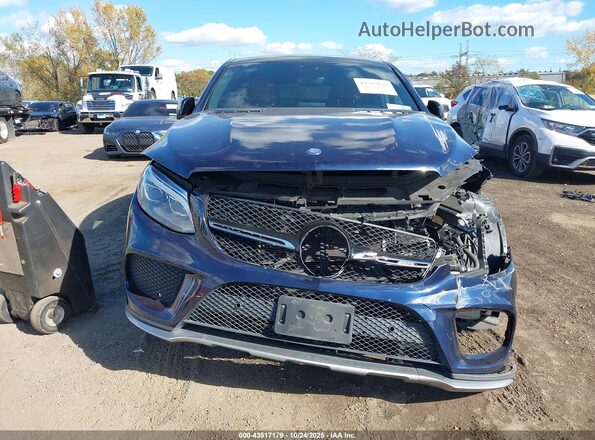 4JGED6EB0HA067741 2017 MERCEDES-BENZ AMG GLE 43 COUPE Blue Instrument cluster view