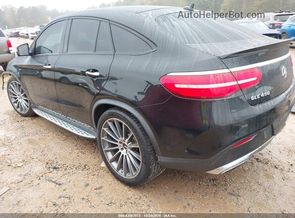 4JGED6EB1GA045097 2016 MERCEDES-BENZ GLE 450 AMG COUPE Black Задня ліва чверть