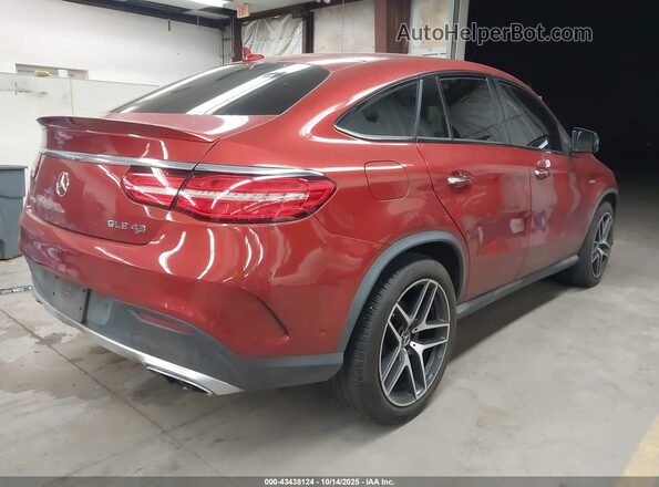 4JGED6EB6HA062012 2017 MERCEDES-BENZ AMG GLE 43 COUPE Red Հետևի աջ
