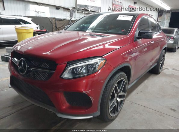 4JGED6EB6HA062012 2017 MERCEDES-BENZ AMG GLE 43 COUPE Red Առջևի ձախ երեք քառորդ տեսարան
