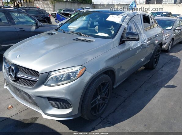 4JGED6EB8GA025400 2016 MERCEDES-BENZ GLE 450 AMG COUPE Silver Передня ліва чверть