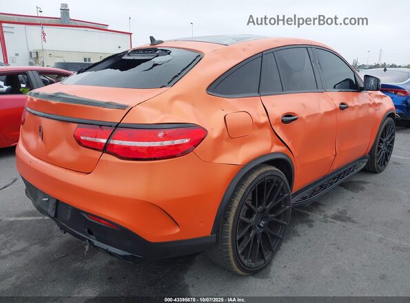 4JGED6EB8GA031097 2016 MERCEDES-BENZ GLE 450 AMG COUPE Black Trasero derecho
