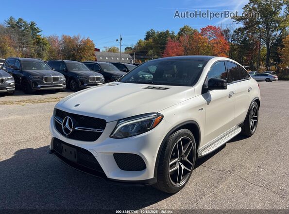 4JGED6EB8KA128678 2019 MERCEDES-BENZ AMG GLE 43 COUPE Белый Передняя левая четверть