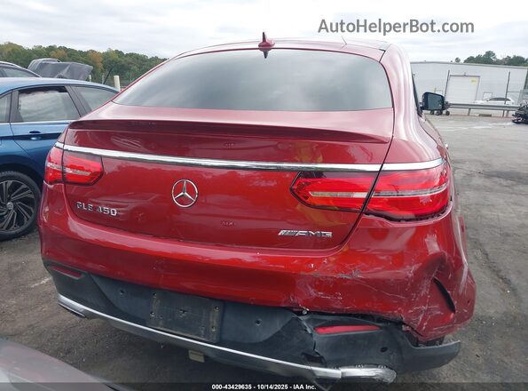 4JGED6EBXGA007819 2016 MERCEDES-BENZ GLE 450 AMG COUPE Red 
