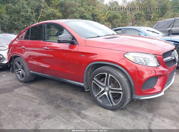 4JGED6EBXGA007819 2016 MERCEDES-BENZ GLE 450 AMG COUPE Red Вид задньої частини салону