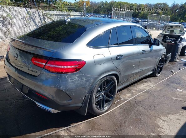 4JGED6EBXHA066161 2017 MERCEDES-BENZ AMG GLE 43 COUPE Серый Задняя правая четверть