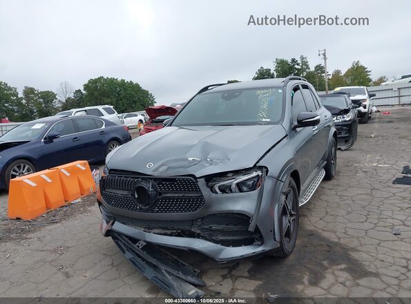 4JGFB4JB0MA388743 2021 MERCEDES-BENZ GLE 350 Gray Передня ліва чверть