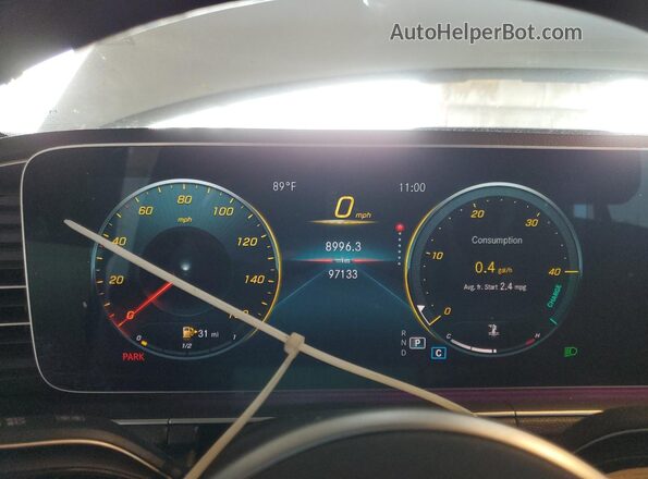 4JGFB4JB1LA211116 2020 MERCEDES-BENZ GLE Белый Вид щитка приборов