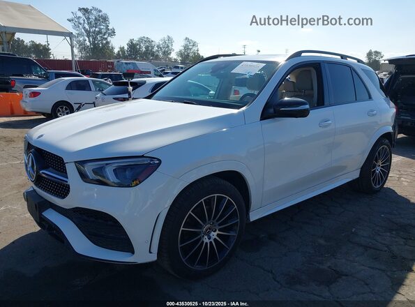 4JGFB4JB4MA329971 2021 MERCEDES-BENZ GLE 350 White Առջևի ձախ երեք քառորդ տեսարան