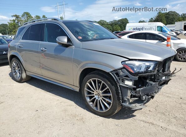 4JGFB4JBXMA359184 2021 MERCEDES-BENZ GLE Серый Передняя правая четверть