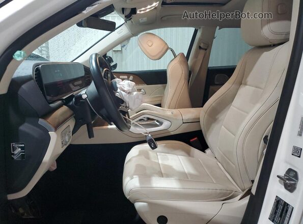 4JGFB4JBXMA388510 2021 MERCEDES-BENZ GLE Белый Вид салона спереди