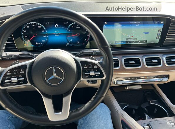 4JGFB4JBXMA453114 2021 MERCEDES-BENZ GLE Белый Вид салона спереди