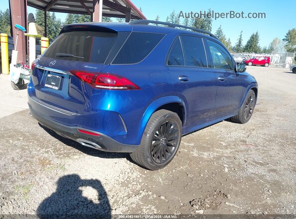 4JGFB4KB0LA079223 2020 MERCEDES-BENZ GLE 350 Синий Задняя правая четверть