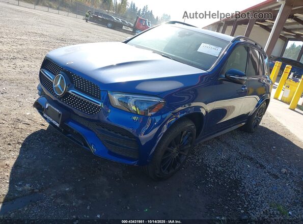 4JGFB4KB0LA079223 2020 MERCEDES-BENZ GLE 350 Синий Передняя левая четверть