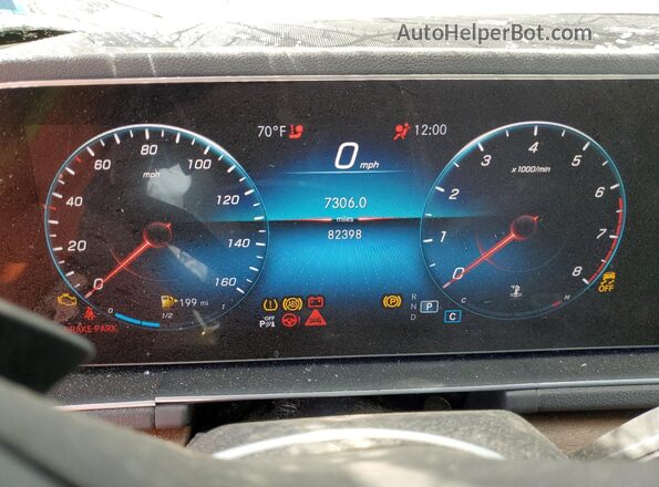 4JGFB4KB1LA136559 2020 MERCEDES-BENZ GLE Black Vista del cuadro de instrumentos