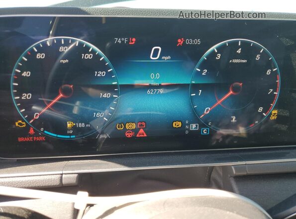 4JGFB4KB2LA012820 2020 MERCEDES-BENZ GLE White ხელსაწყოთა პანელის ხედი