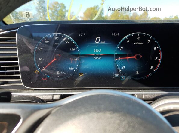 4JGFB4KB2LA028256 2020 MERCEDES-BENZ GLE Gray Սարքավորումների վահանակի տեսք