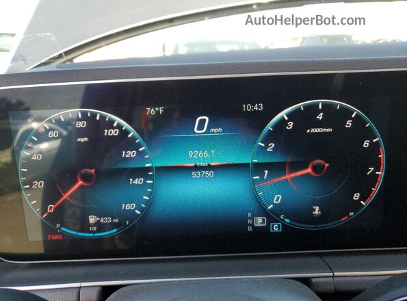 4JGFB4KB2LA044392 2020 MERCEDES-BENZ GLE Gray Vista del cuadro de instrumentos