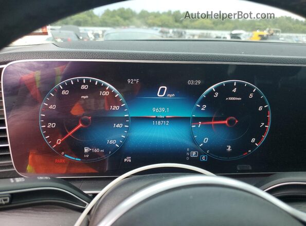 4JGFB4KB2LA076307 2020 MERCEDES-BENZ GLE Black Սարքավորումների վահանակի տեսք