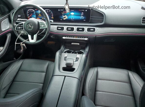 4JGFB4KB2LA076307 2020 MERCEDES-BENZ GLE Black Առջևի վահանակի տեսք