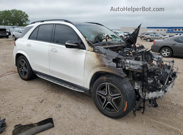 4JGFB4KB2NA694102 2022 MERCEDES-BENZ GLE Белый Передняя правая четверть