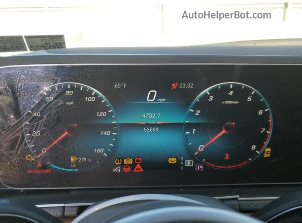 4JGFB4KB5LA054785 2020 MERCEDES-BENZ GLE White Սարքավորումների վահանակի տեսք