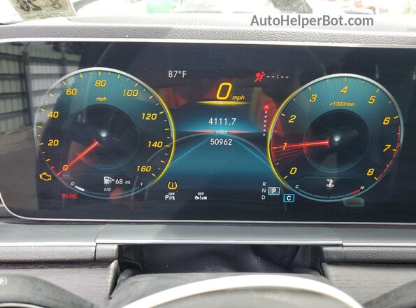 4JGFB4KB5MA307461 2021 MERCEDES-BENZ GLE Черный Вид щитка приборов