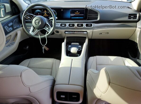 4JGFB4KB6LA025702 2020 MERCEDES-BENZ GLE Белый Вид панели приборов