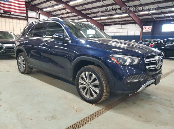 4JGFB4KB7LA033596 2020 MERCEDES-BENZ GLE Blue Delantero derecho