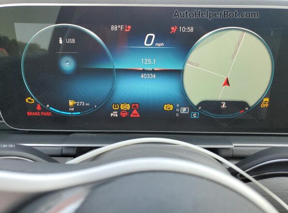 4JGFB4KB8LA269514 2020 MERCEDES-BENZ GLE Gray Instrument cluster view