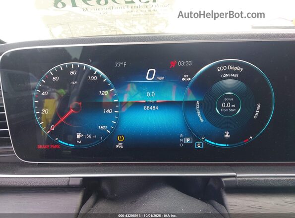 4JGFB4KB8NA785004 2022 MERCEDES-BENZ GLE 350 Black უკანა სავარძლების ხედი