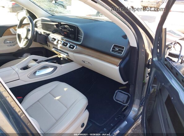 4JGFB4KE5MA423656 2021 MERCEDES-BENZ GLE 350 Gray წინა სალონის ხედი