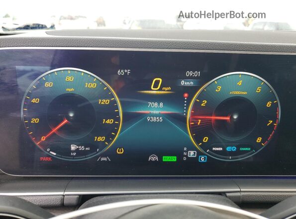 4JGFB5KBXLA258567 2020 MERCEDES-BENZ GLE Серебряный Вид щитка приборов