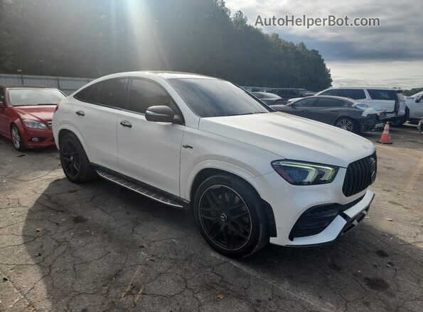 4JGFD6BB7MA257961 2021 MERCEDES-BENZ GLE White Передня права чверть