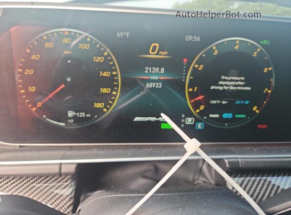 4JGFD6BB7MA257961 2021 MERCEDES-BENZ GLE White Вид щитка приладів
