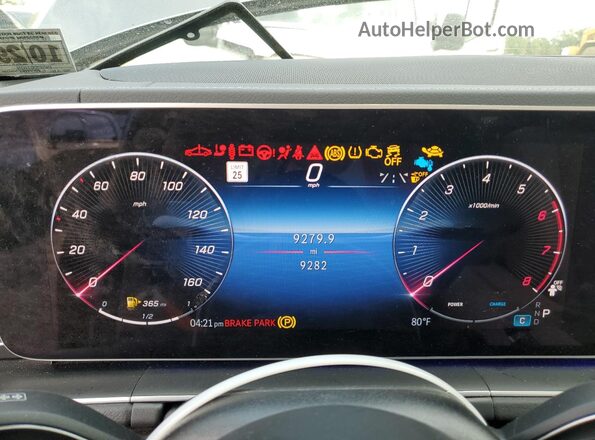 4JGFF5KE4SB288932 2025 MERCEDES-BENZ GLS Gray Instrument cluster view