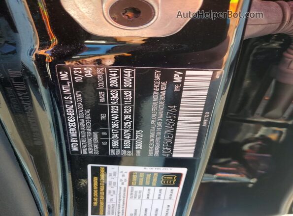 4JGFF5KE7NA595764 2022 MERCEDES-BENZ GLS Black 