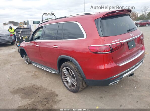 4JGFF5KE8LA183365 2020 MERCEDES-BENZ GLS 450 Red უკანა მარცხენა