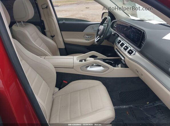 4JGFF5KE8LA183365 2020 MERCEDES-BENZ GLS 450 Red წინა სალონის ხედი