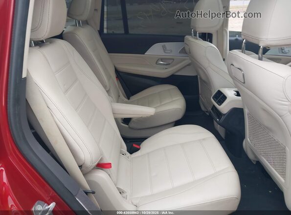 4JGFF5KE8LA183365 2020 MERCEDES-BENZ GLS 450 Red VIN კოდის სტიკერის ხედი