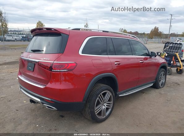 4JGFF5KE8LA183365 2020 MERCEDES-BENZ GLS 450 Red უკანა მარჯვენა
