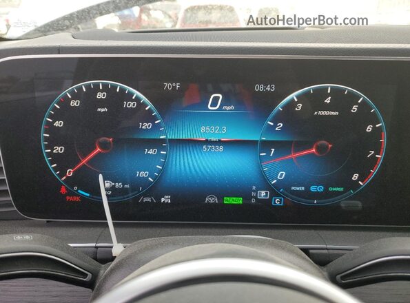 4JGFF5KE9MA486995 2021 MERCEDES-BENZ GLS Серебряный Вид щитка приборов