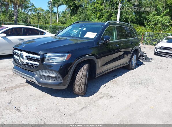 4JGFF5KEXLA063728 2020 MERCEDES-BENZ GLS 450 Black Առջևի ձախ երեք քառորդ տեսարան
